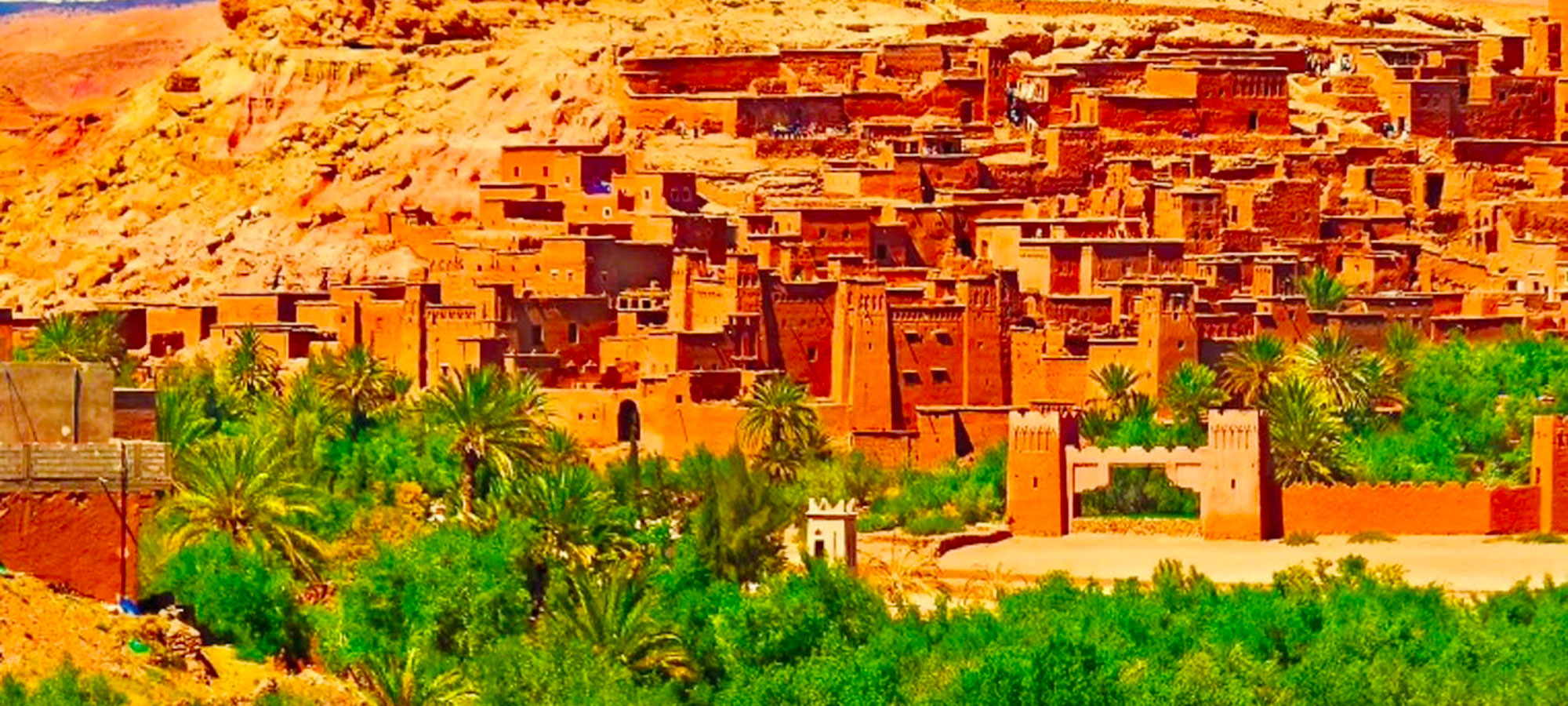Day 1 : Marrakech–Ait Ben Haddou–Ouarzazate–Sekoura–Roses valley–Dades gorges