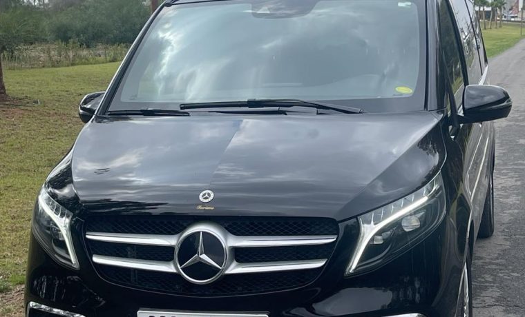 Mercedes-Benz V-Class luxury VIP minivan with private chauffeur in Morocco, 8-seater for premium travel
